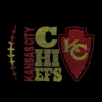 Kansas City Chiefs Rhinestone Transfer